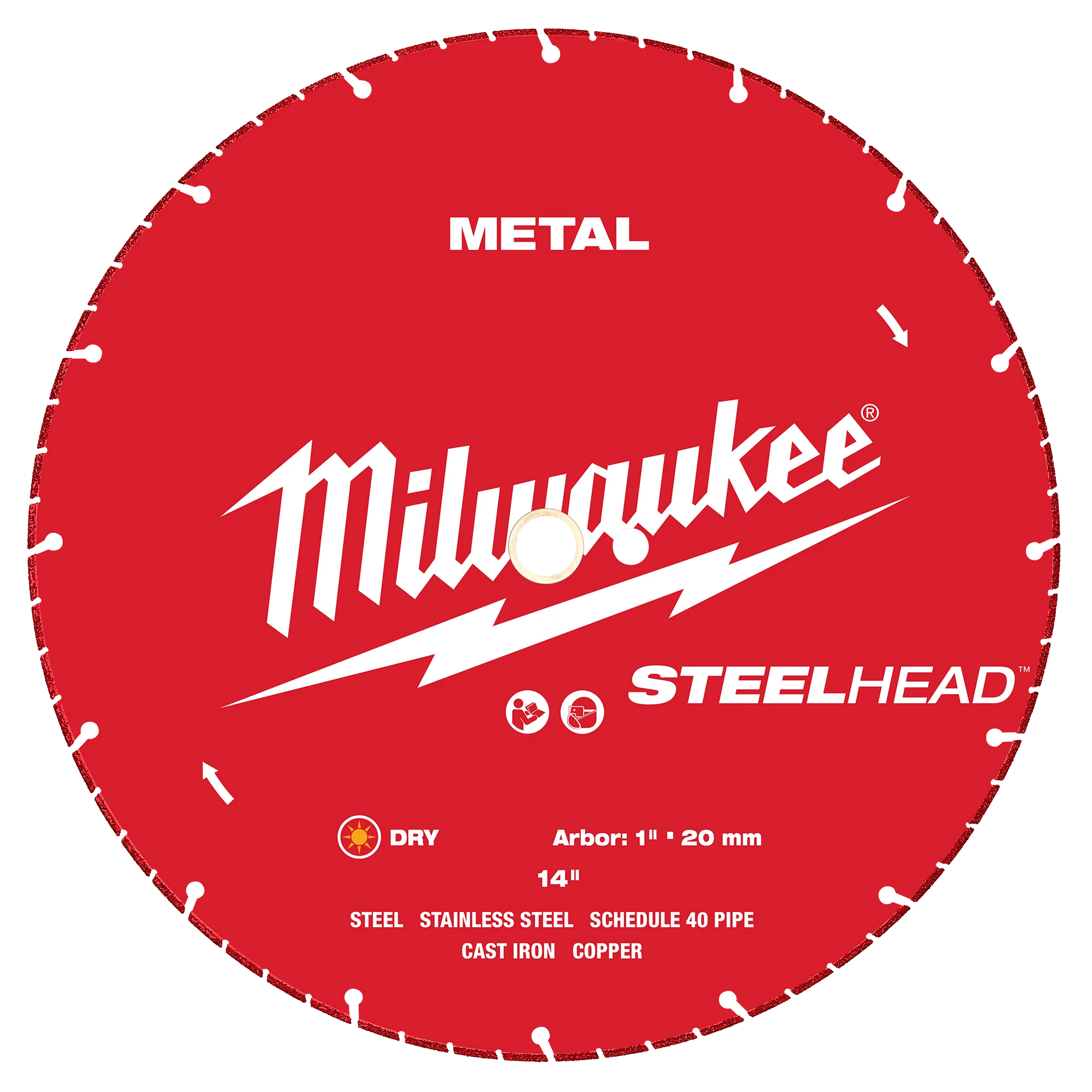 Dependable Milwaukee 14 STEELHEAD™ Metal Cutting Diamond Blade Contemporary