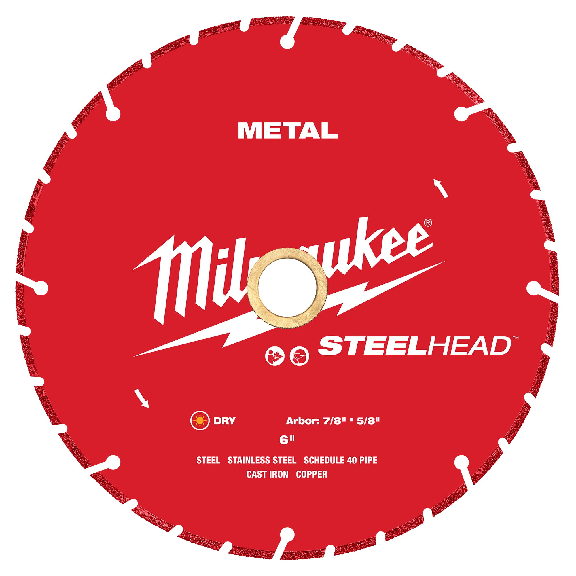 Fashionable Milwaukee 6 STEELHEAD™ Metal Cutting Diamond Blade Practical