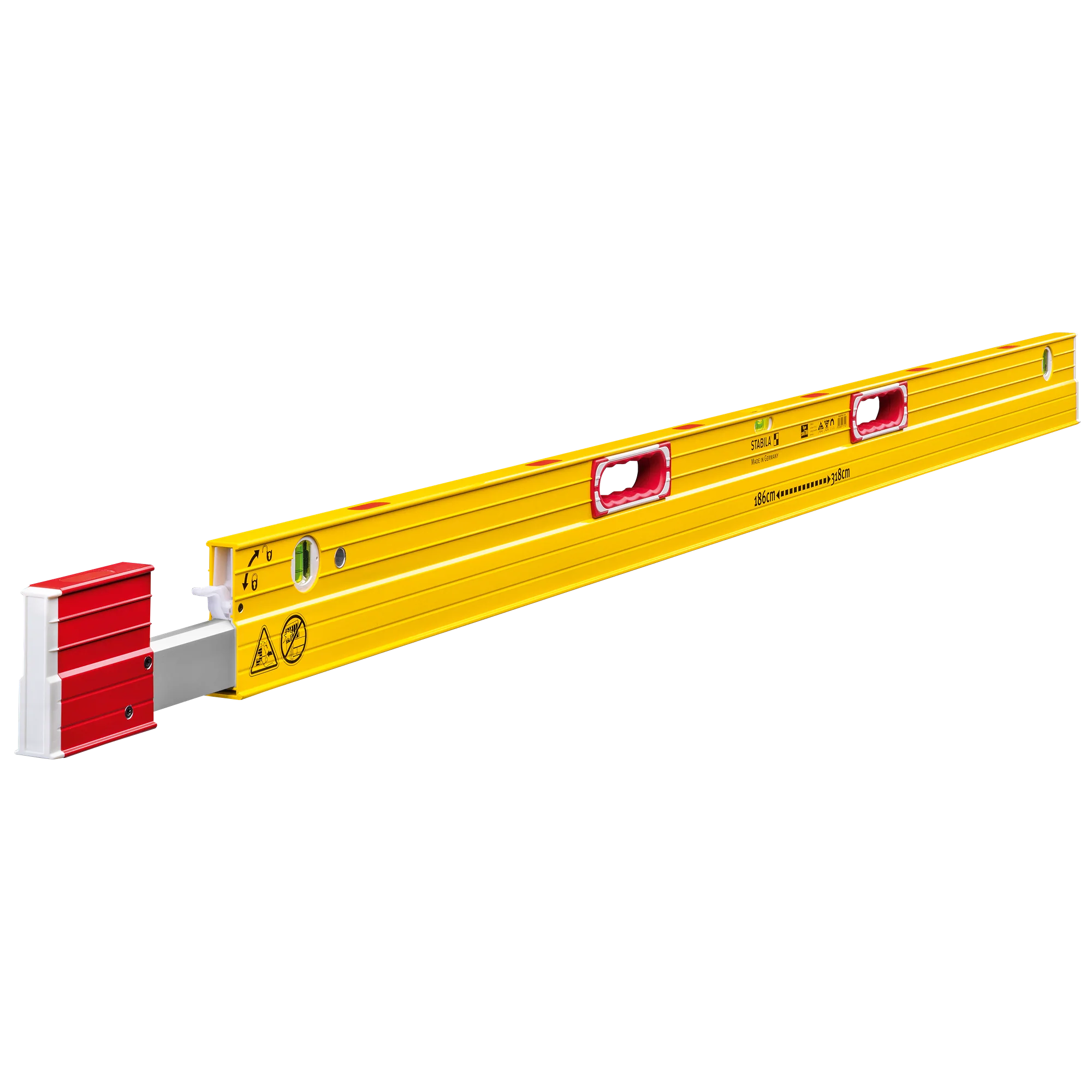 Green Stabila 6′-10′ Type 106TM Magnetic Extendable Plate Level Crafted