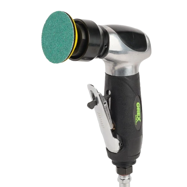 Traditional Grex Air Powered 105 Deg. Angle Random Orbital Sander Kit Long-Lasting