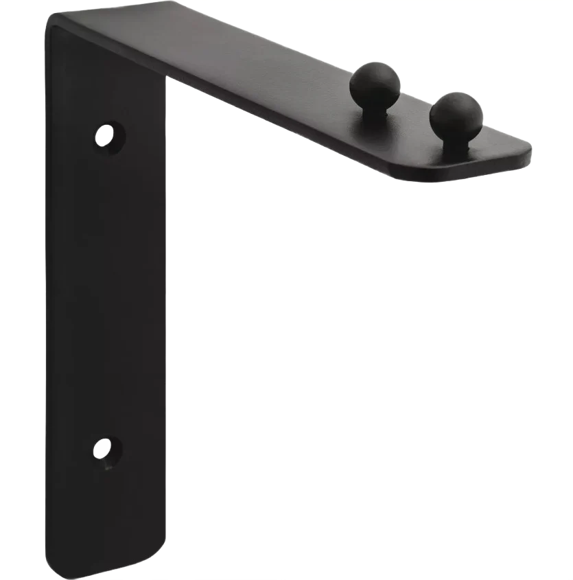 Casual National Hardware 7 Black Steel Hanging Wall Plant Bracket Fine