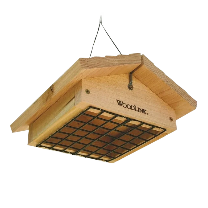 Enhanced WoodLink Bottom Two-Cake Suet Feeder Smooth