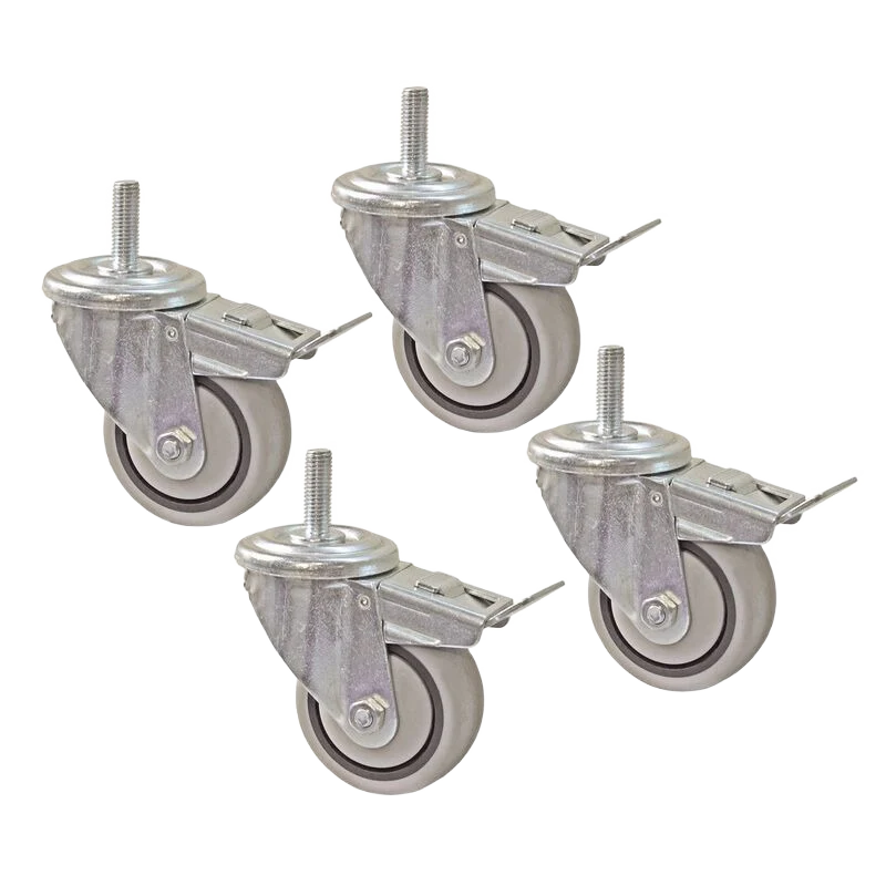 Secure Kreg 3 in. Dual-Locking Casters 4-Pack Quality
