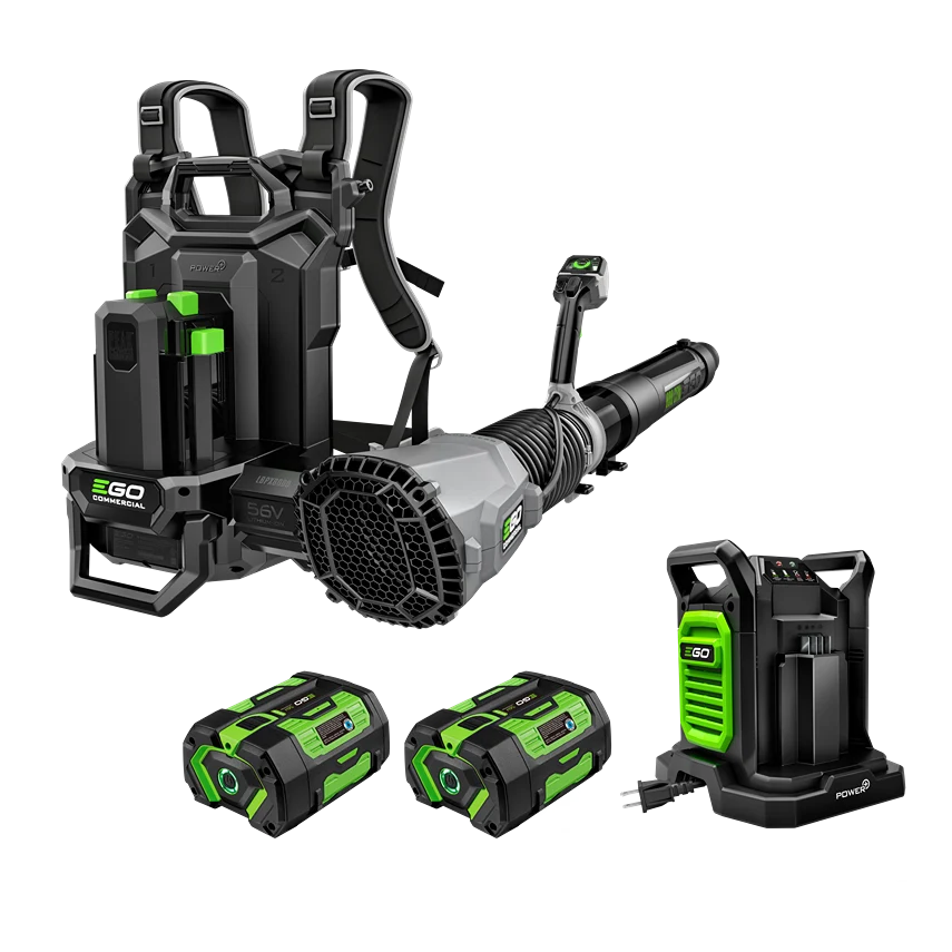 Secure EGO Commercial 800 CFM Backpack Blower 2 6.0Ah Batteries Charger Unique
