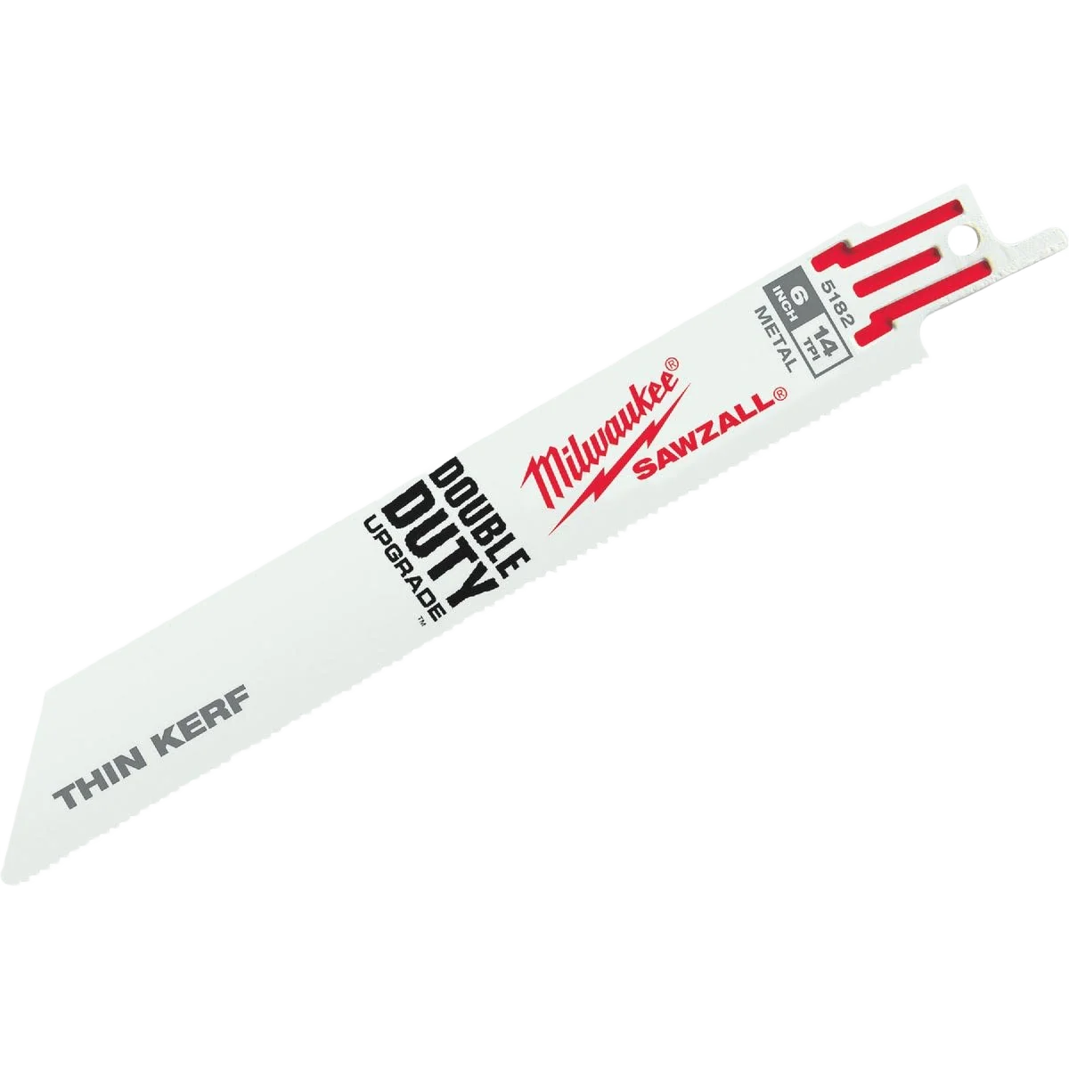 Consistent Milwaukee SAWZALL® 6 14-TPI Standard Metal Blades 5-Pack Easy-to-Use