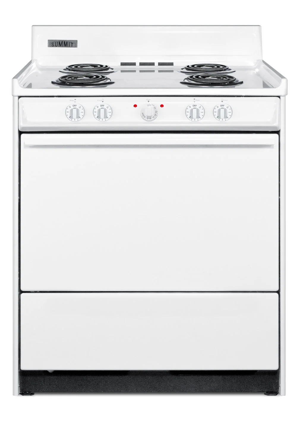 Fine 30 Wide Electric Coil Top Range Solid