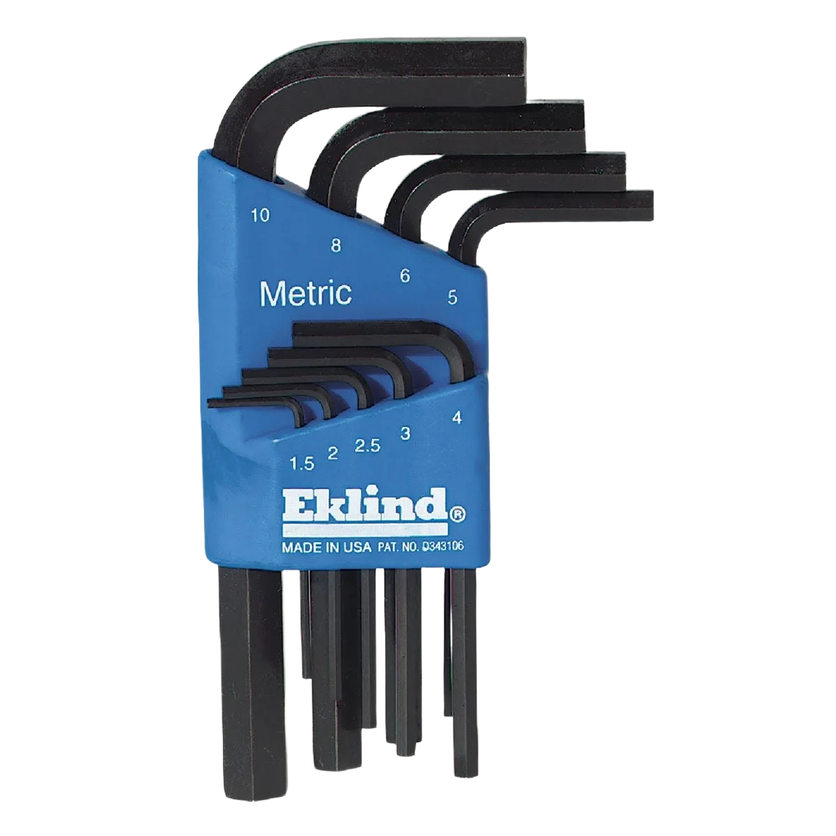 Expertly Made Eklind 9-Piece Metric Short Arm Hex Key Set Genuine