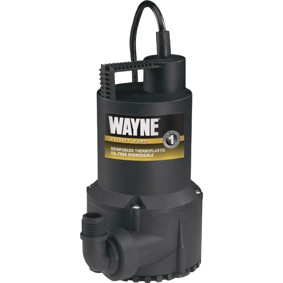 Genuine Wayne 1 6 HP Submersible Continuous-Duty Utility Pump Versatile