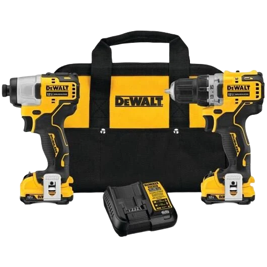 Minimalist DEWALT XTREME 12V MAX Drill Impact Driver Kit Recyclable
