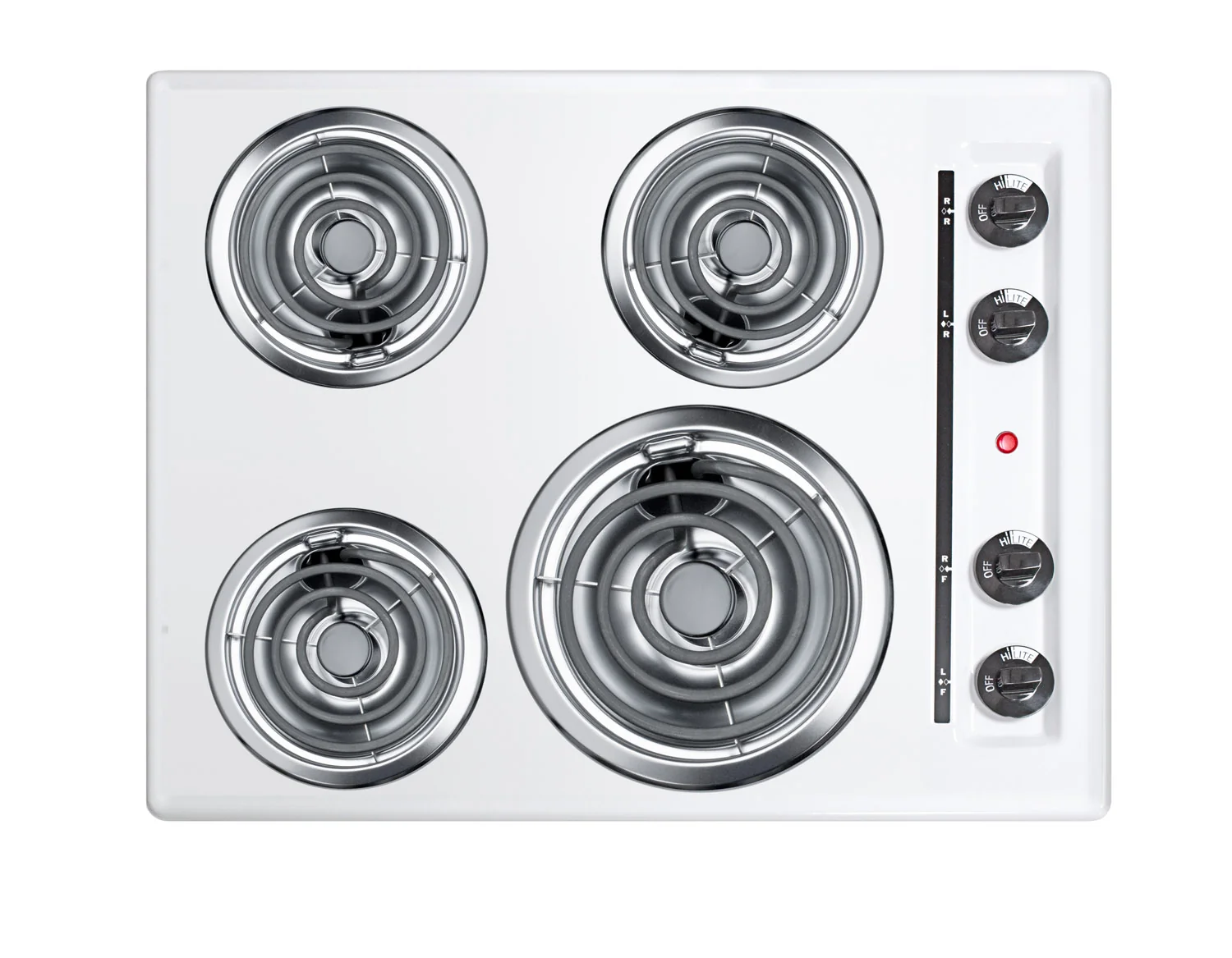 Fashionable 24 Wide 4-Burner Coil Cooktop Optimized