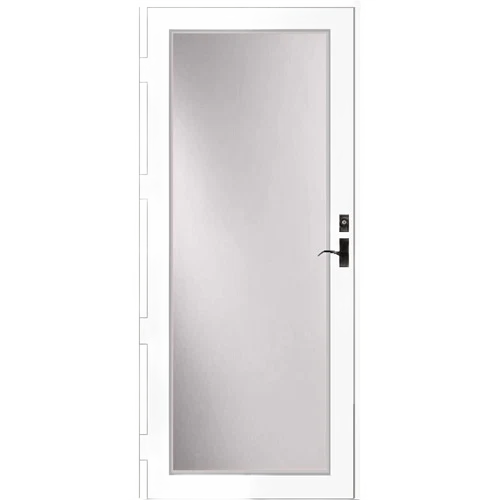 Eco-Friendly Provia Deluxe 397 Fullview 32 in. Storm Door Snow Mist Minimalist
