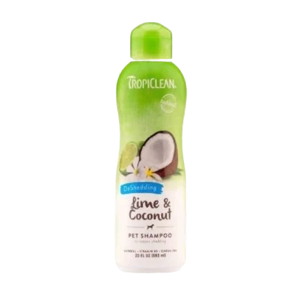Original Design TropiClean Lime Coconut DeShedding Pet Shampoo 20 oz. Relaxed
