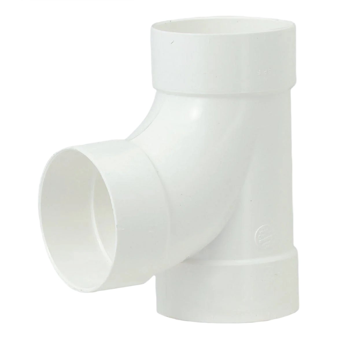 Certified IPEX Canplas 4 In. Sanitary Tee PVC Sewer and Drain Tee Easy-to-Use