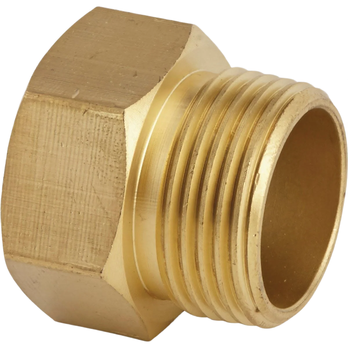 Original Garden Brass Non-Swivel Hose Connector 3 4 In. FNH x 3 4 In. MNPT Authentic