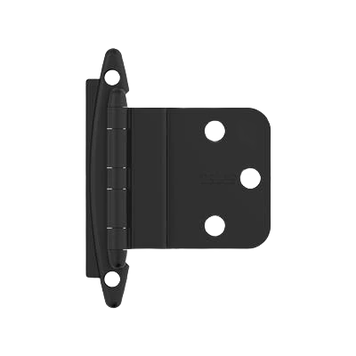 Reliable Amerock 3 8 Inset Non-Self-Closing Face Mount Matte Black Cabinet Hinge Healthy