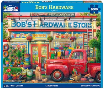 Reliable White Mountain Puzzles Bob’s Hardware Puzzle 1000 Piece Innovative