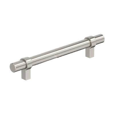 Powerful Amerock Central 5-1 16 Center-to-Center Satin Nickel Cabinet Pull Fashionable