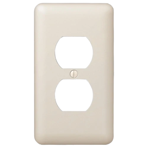 Artisan Amerelle 1 Duplex Devon Light Almond Wallplate Next-Generation