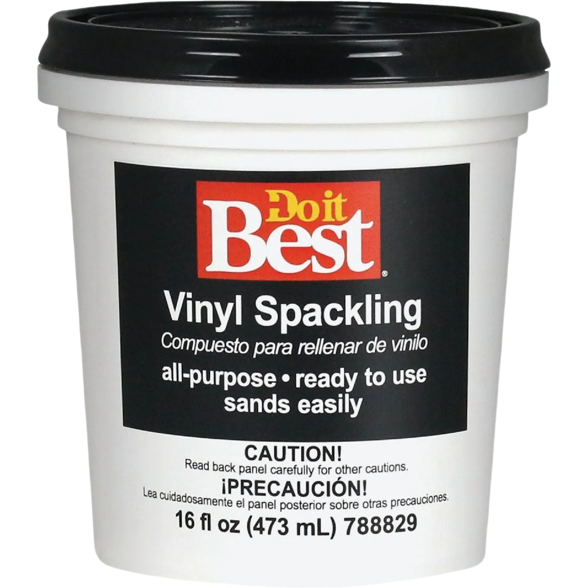 Dependable Do it All Purpose Vinyl Spackling Paste 1 Pint Fast