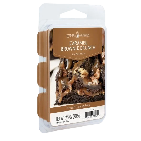 Smooth Candle Warmers Caramel Brownie Crunch Classic Wax Melts 6 Pack Natural