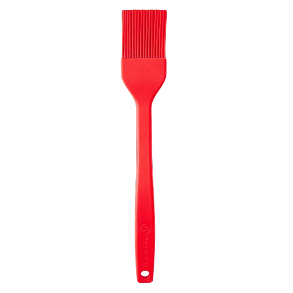 High-Grade ThermoWorks Red Hi-Temp Silicone Brush 12.5 in. Long-Lasting