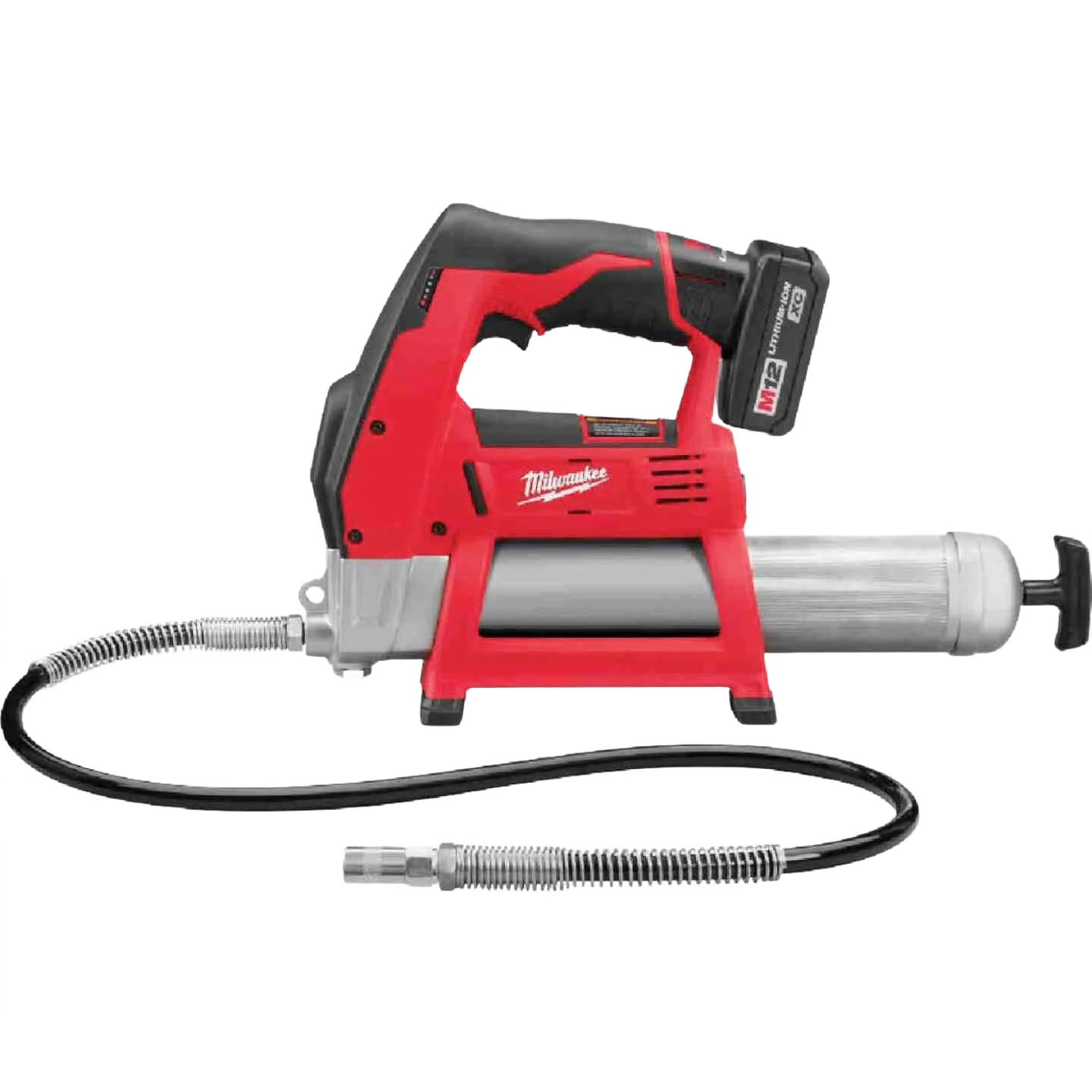 Solid Milwaukee M12™ Lithium-Ion Cordless Grease Gun Kit Luxury