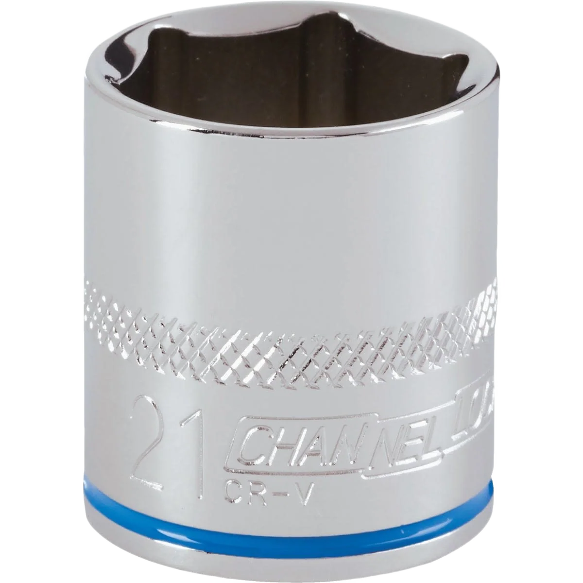 Dependable Channellock 3 8 in. Drive 21mm 6-Point Shallow Metric Socket Elite