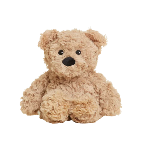 Reusable Warmies Junior 9-In. Microwavable Plush Brown Curly Bear Practical
