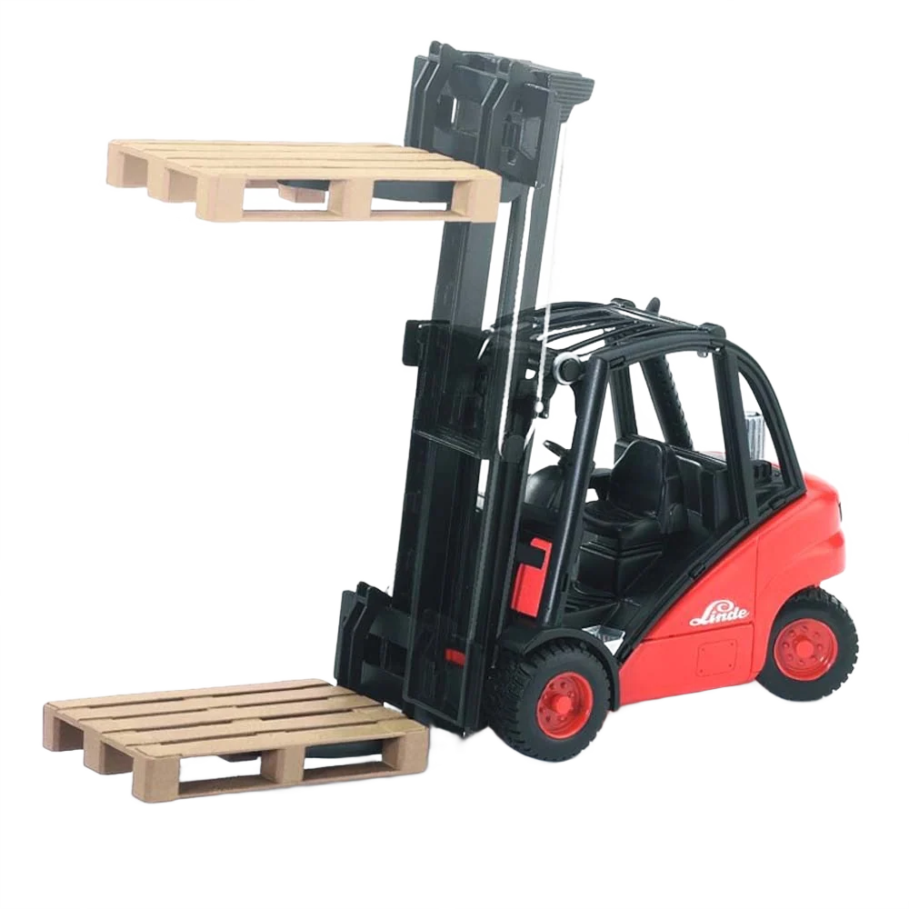 Responsible Bruder Toys 1 16 Scale Linde H30D Fork Lift w 2 Pallets Environmentally Friendly
