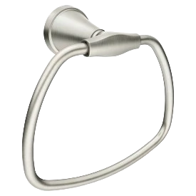 Superior Moen Brushed Nickel Tiffin Towel Ring Innovative