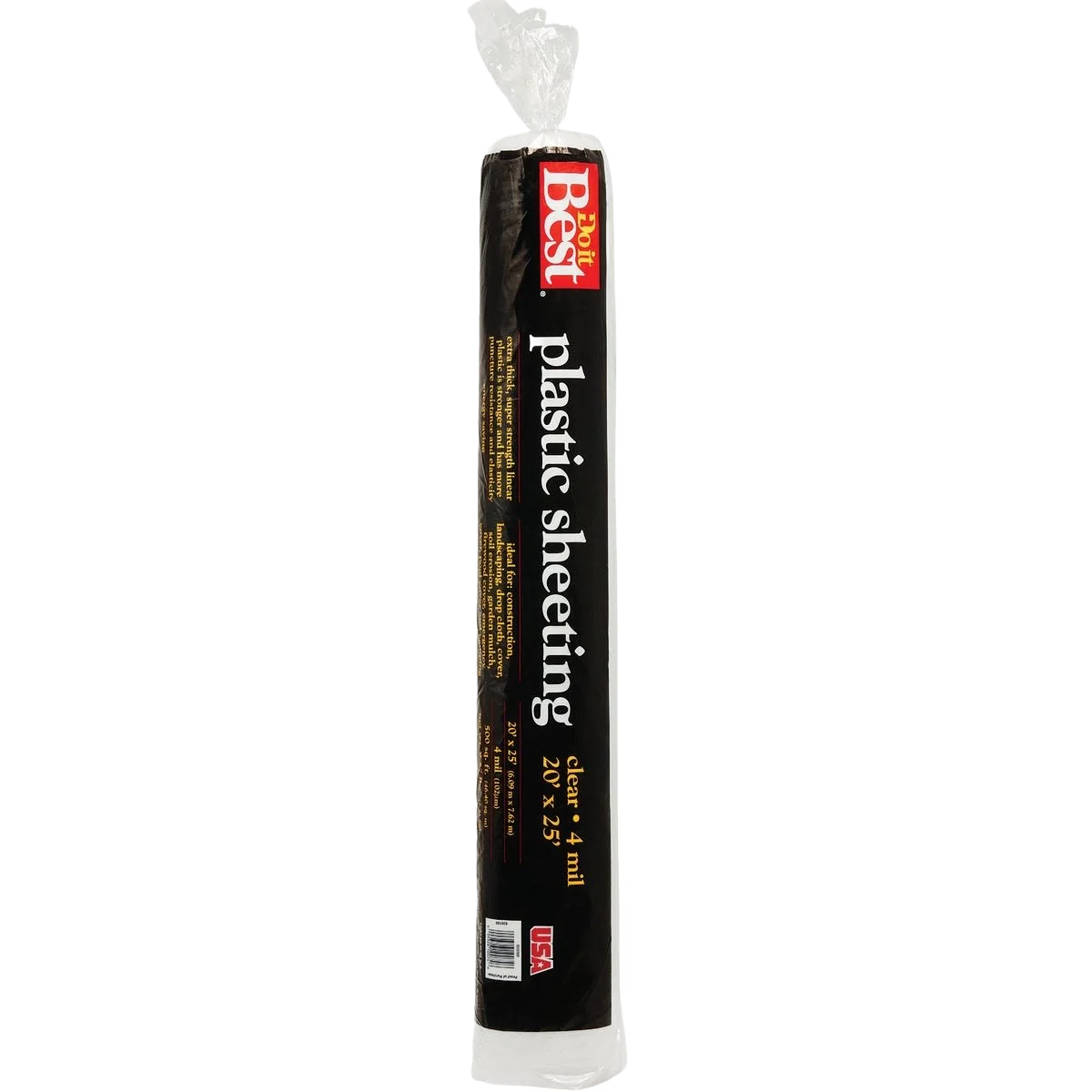 Easy-to-Use Do it Clear Poly Film Sheeting 20 x 25 ft. Fashionable