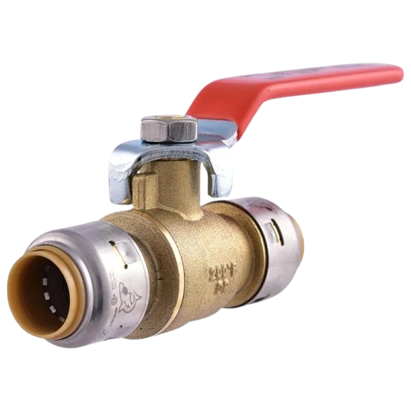 Top-Quality SharkBite Max 1 2 Brass Push-Fit Ball Valve Organic