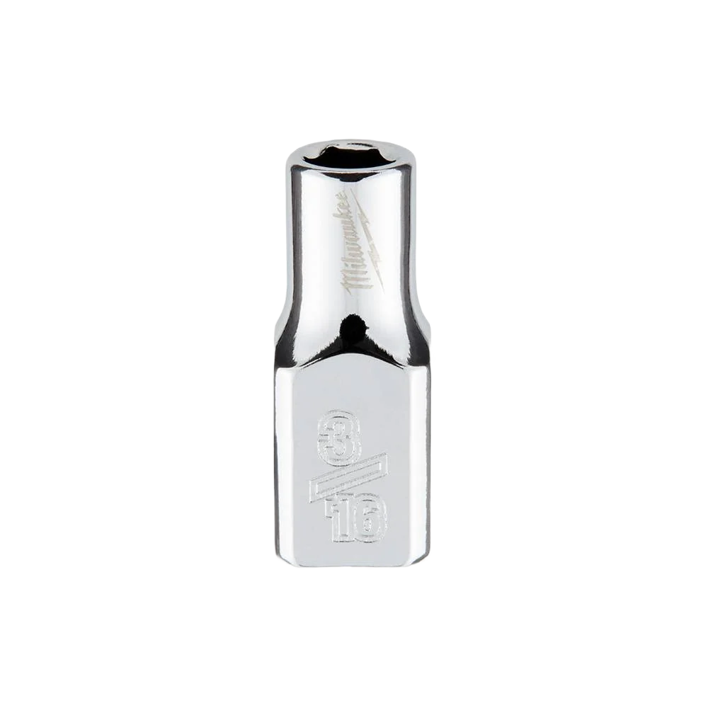 Elite Milwaukee 1 4 Drive 3 16 6-Point Socket w FOUR FLAT™ Sides Next-Generation