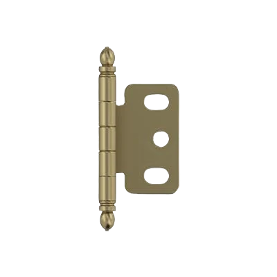 Trendy Amerock 3 4 Door Thickness Full Inset Partial Wrap Ball Tip Golden Champagne Cabinet Hinge Organic