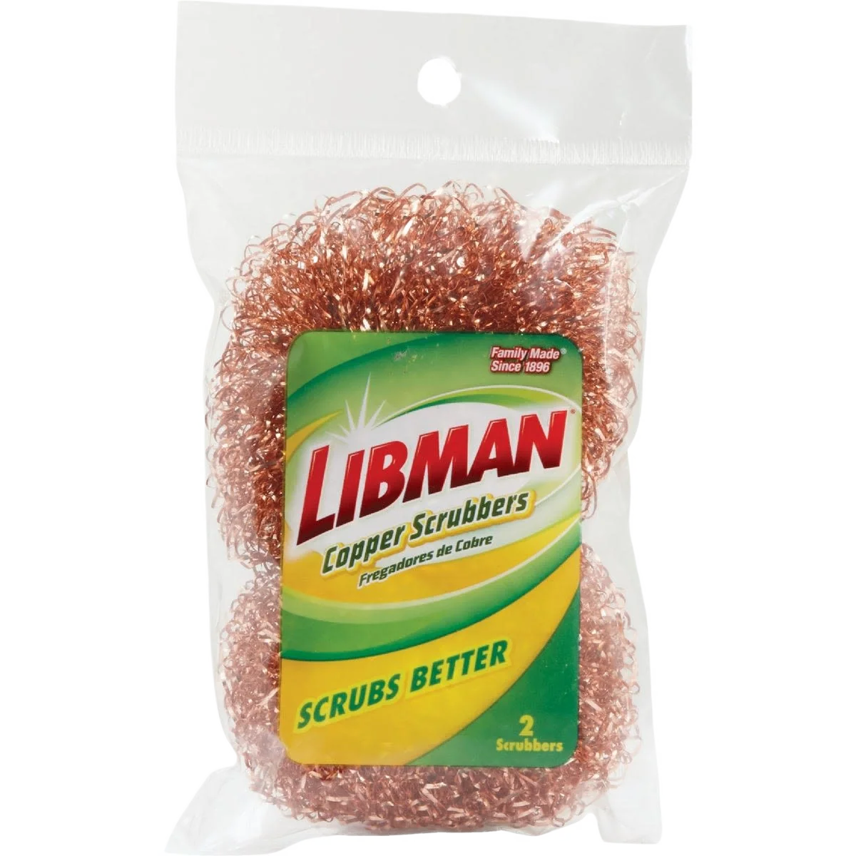 Casual Libman Copper Sponges Woven Scrubbers 2-Pack Elite