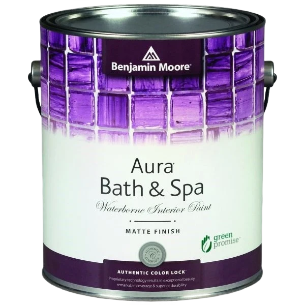 Easy-to-Use Benjamin Moore Aura 2X Bath Spa Tintable Paint 1 Gallon Sustainable