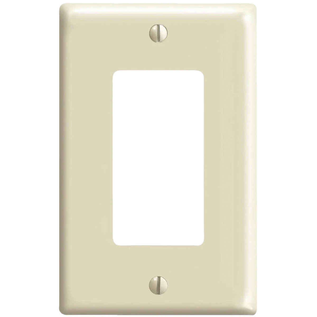 Certified Leviton Mid-Way 1-Gang Smooth Rocker Decorator Ivory Wall Plate Reusable