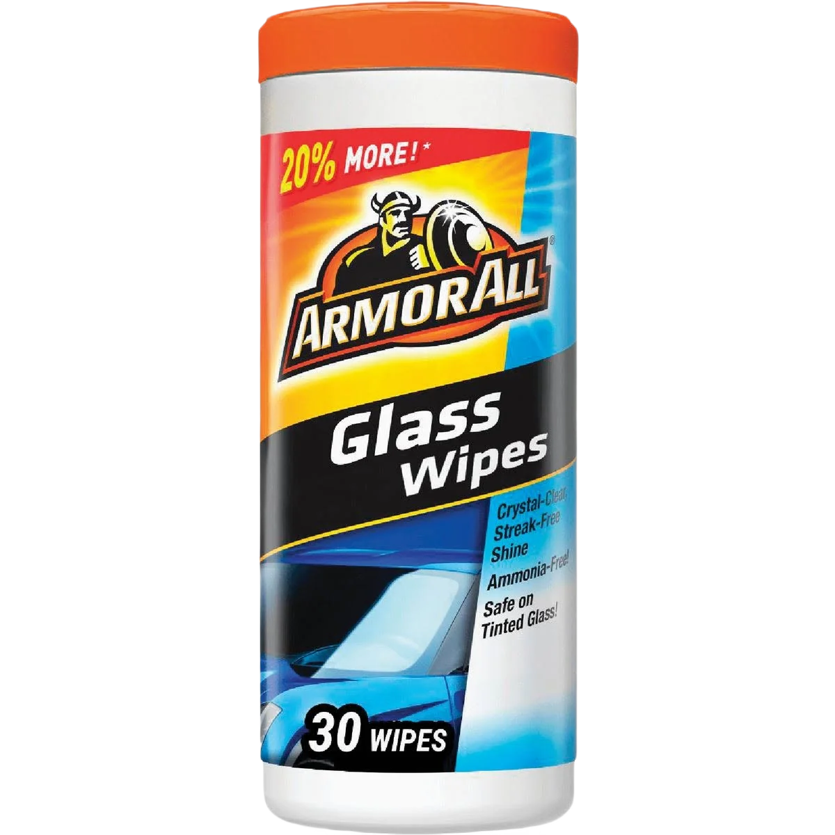 Solid Armor All Glass Cleaner Wipes 30-Pack Convenient
