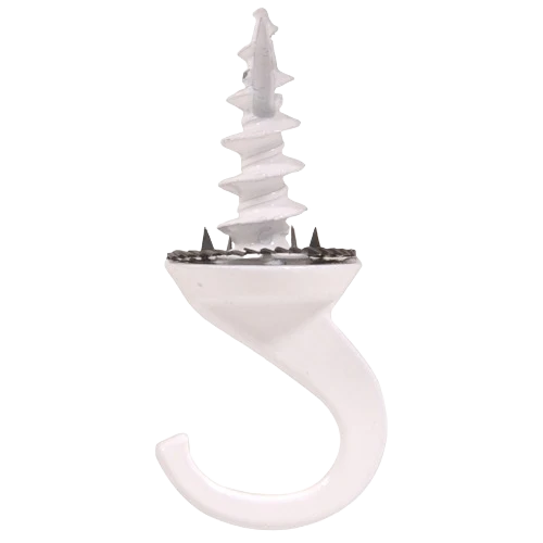 Convenient Hillman White Drillerhook Ceiling Hanger 15 Lb. Eco-Friendly