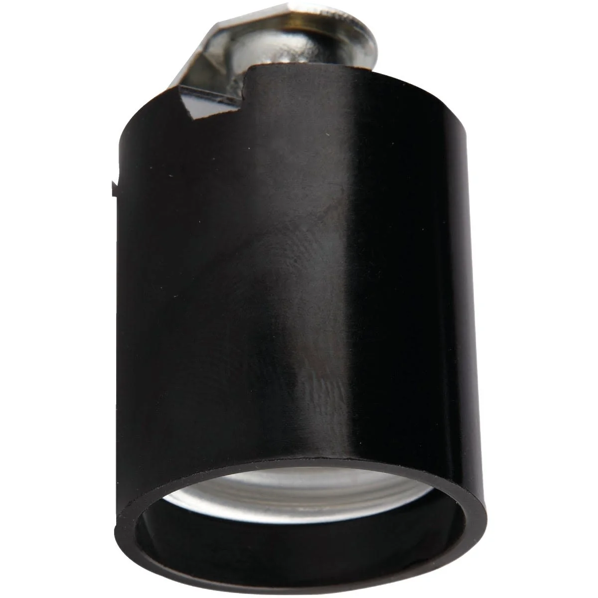 Smart Leviton Keyless Medium Base Black Lamp Socket Soft