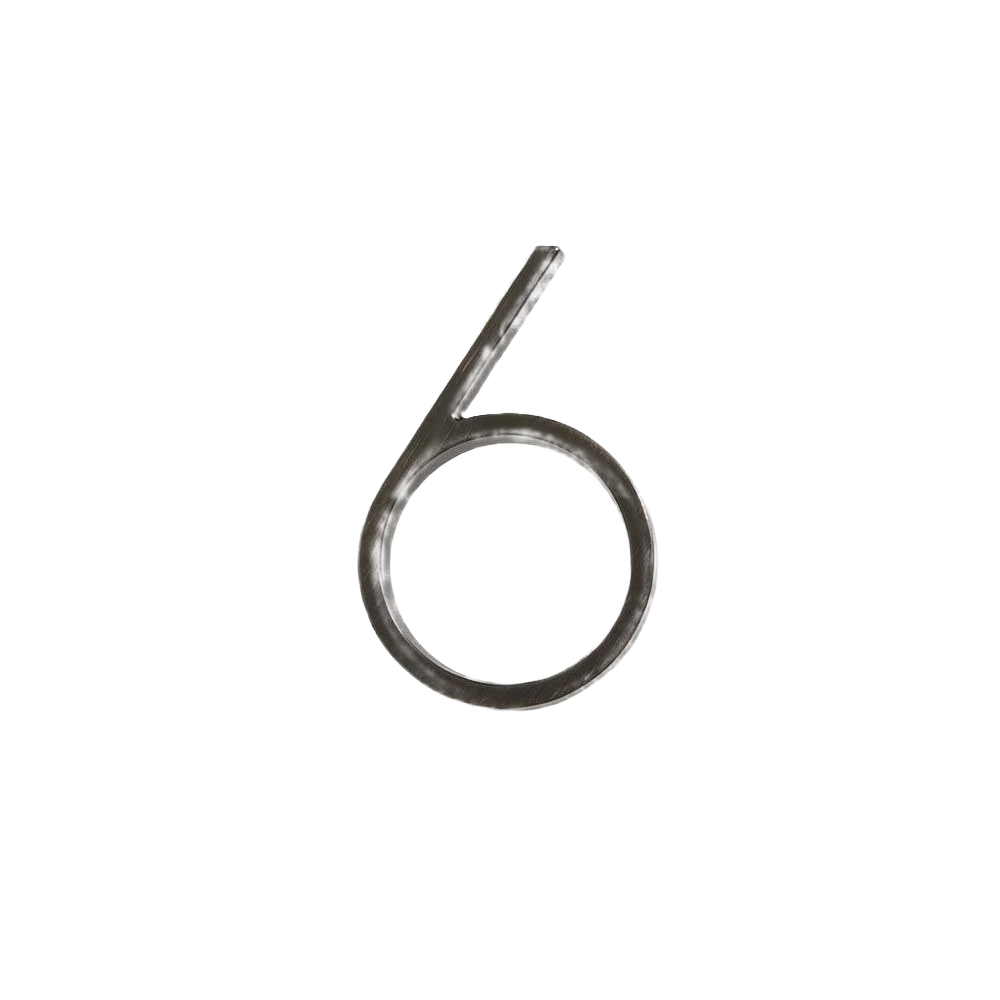 Safe Hillman Distinctions 5-In. Floating Mount Bronze House Number 6 Quality
