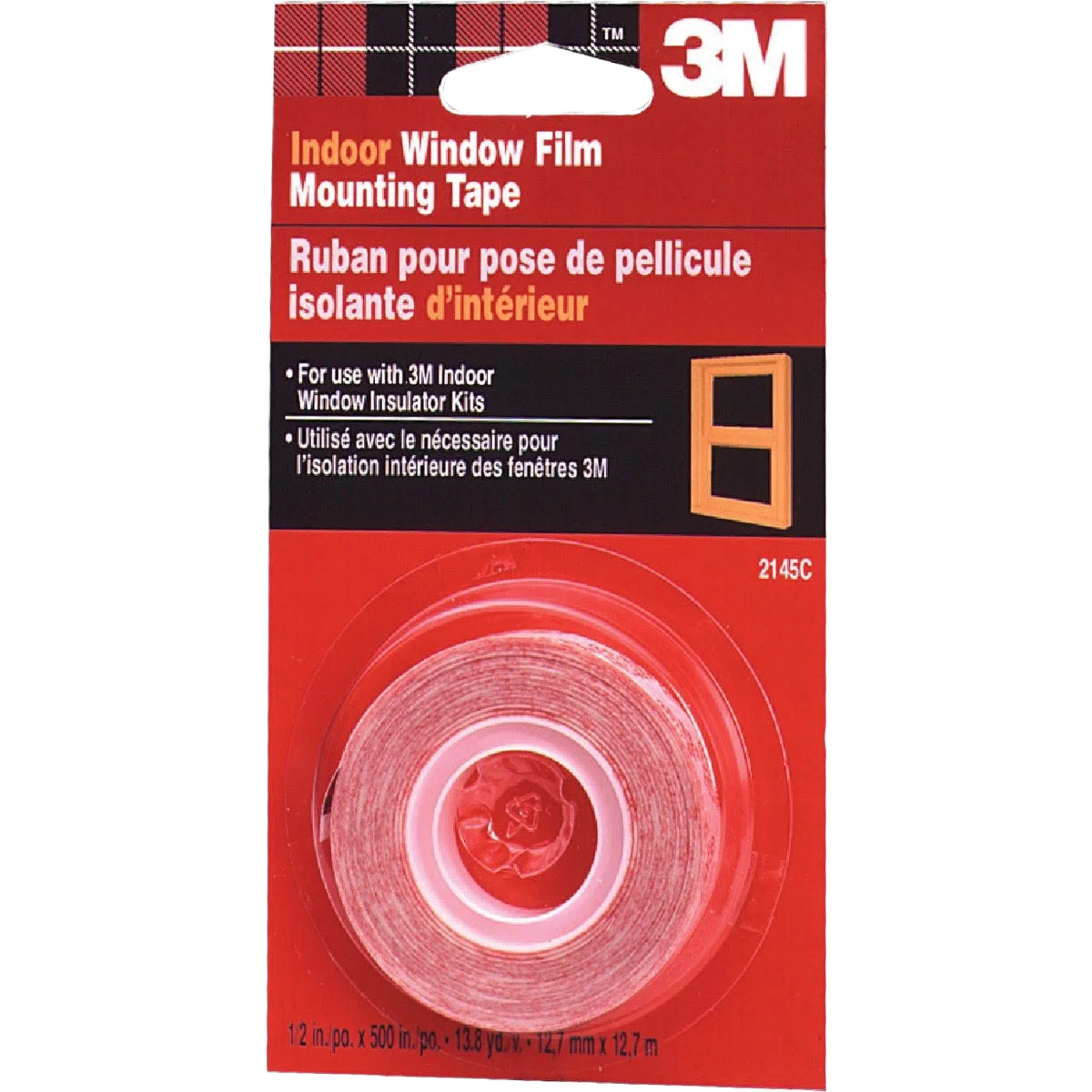High-End 3M Indoor Window Film Mounting Tape 1 2 in. x 500 in. Expertly Made
