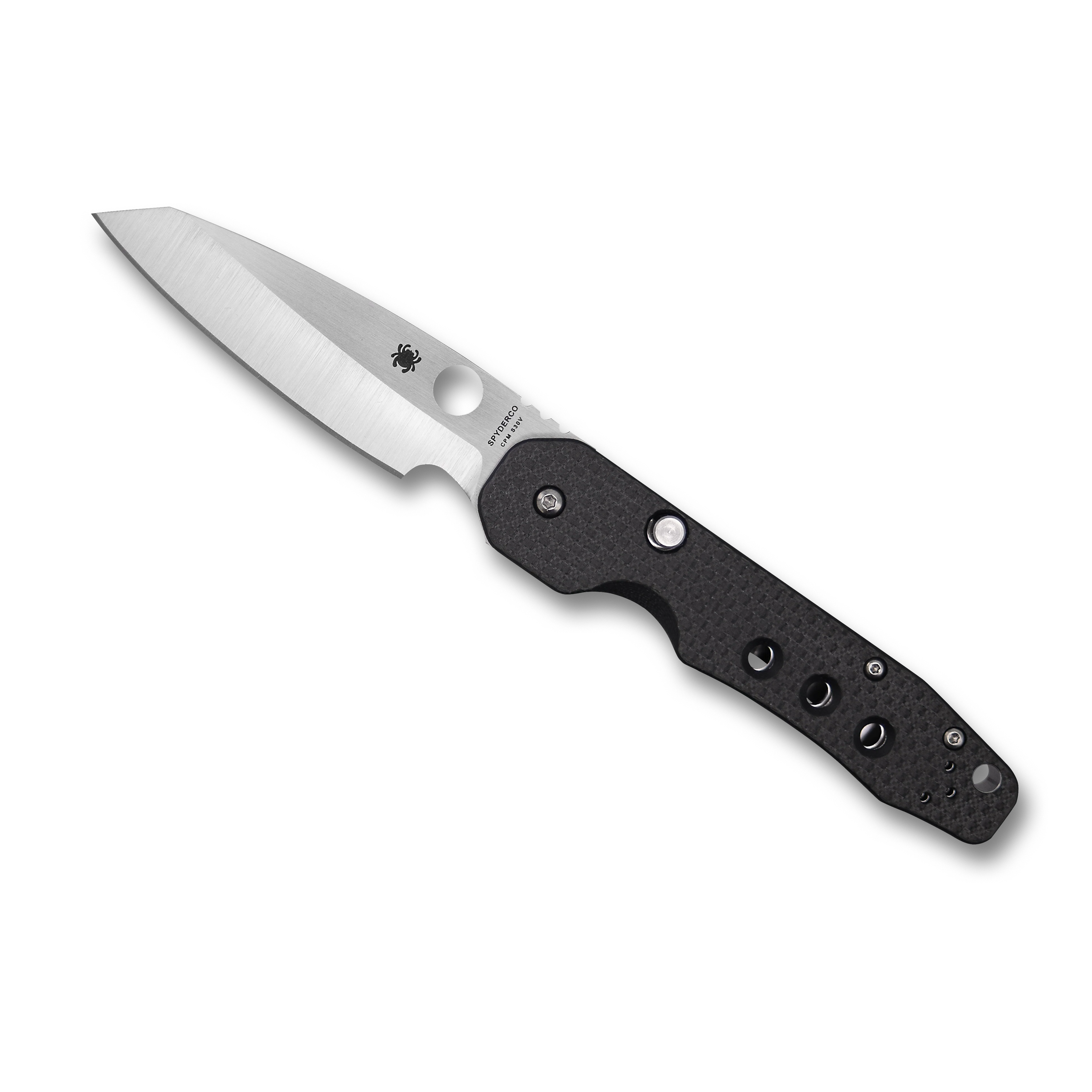 Clean Spyderco Smock™ Pocket Knife Black Exclusive