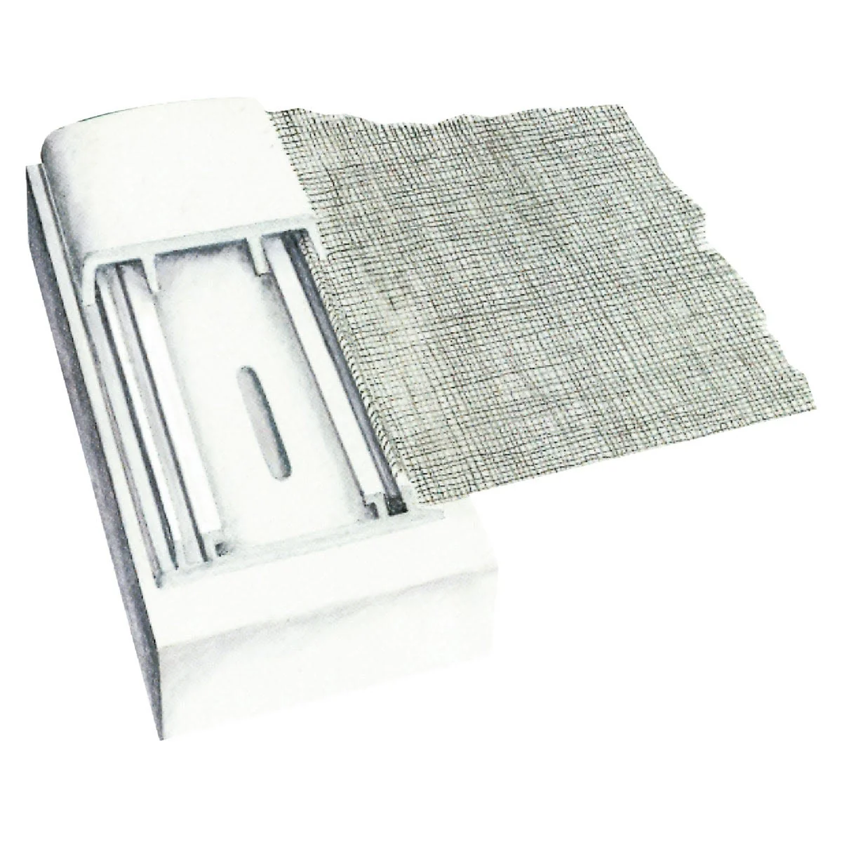 Smart Screen Tight 1-1 2 in. x 8 ft. White Vinyl Cap Component Unique