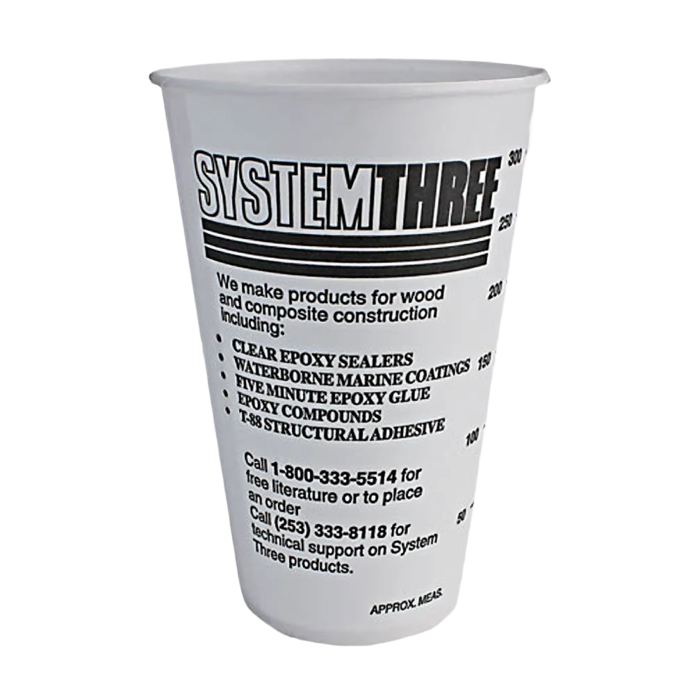 High-Performance System Three 12 oz. Graduated Mixing Cups 100-Pack Effective