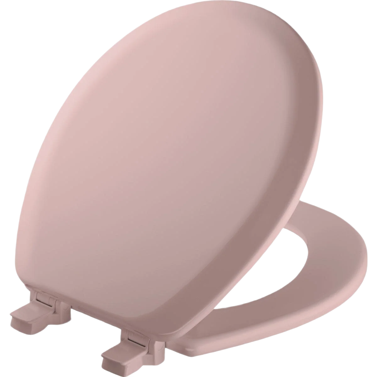 Lightweight Mayfair Advantage Round Pink Wood Toilet Seat Powerful