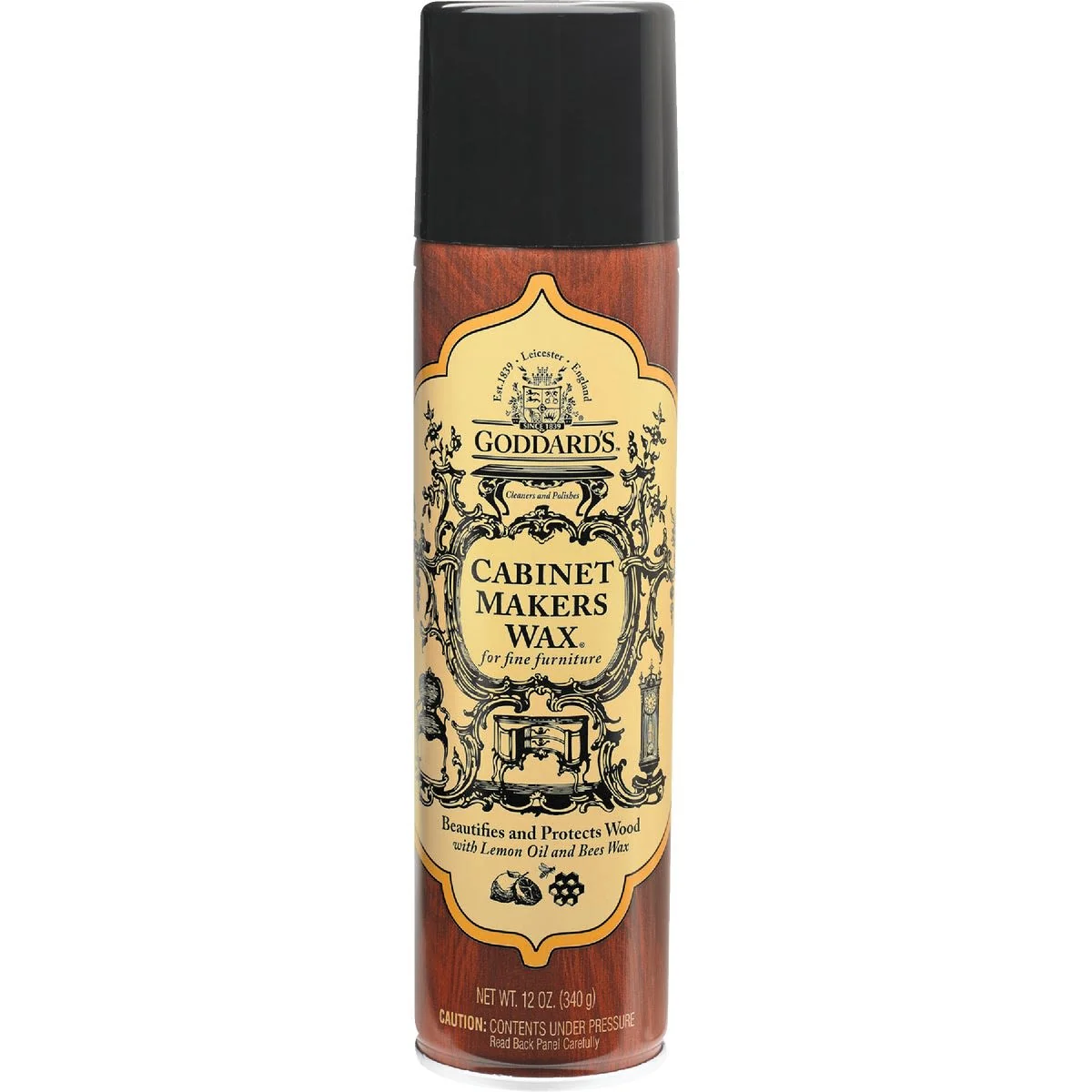 High-Performance Goddard’s Cabinet Makers Wax Furniture Cleaner Polish 12 oz. Smooth