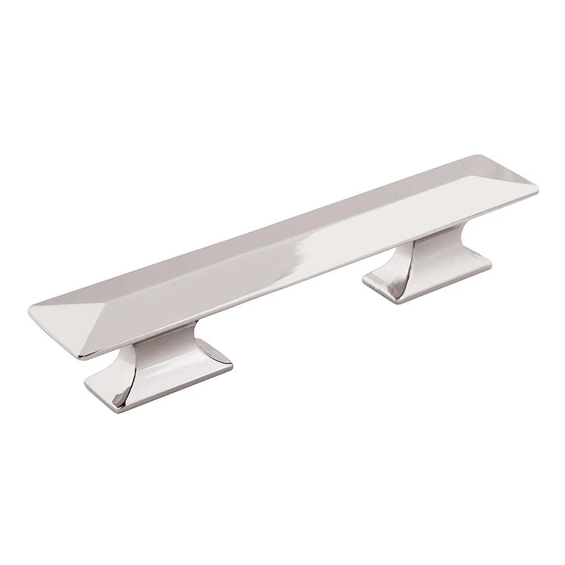 Innovative Hickory Hardware 3 3-3 4 Polished Nickel Center-to-Center Bungalow Pull Practical
