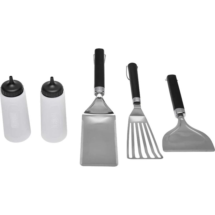 Trusted Weber Flat Top Griddle Tool Set 5 Pieces Stylish