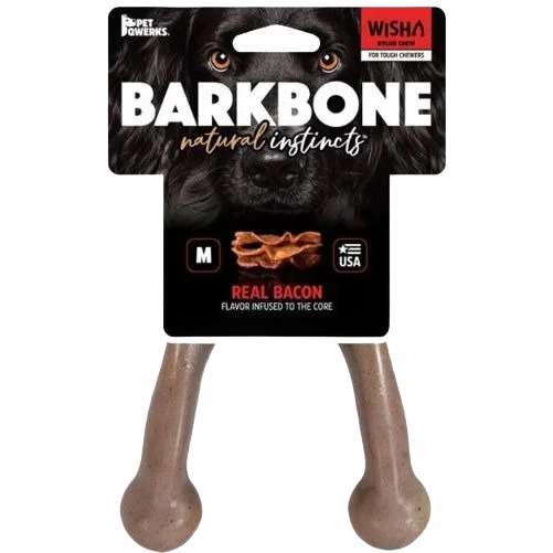 Recyclable Pet Qwerks Medium Peanut Butter Barkbone Wishbone Professional
